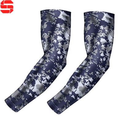 China Anti-UV Custom Compression Baseball Arm Cooling Sleeve For UV Protection for sale