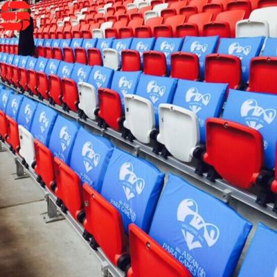 China Flexibility SQUARE Clubs Customized Team Logos Stadium Fan Seat Cover For Match for sale