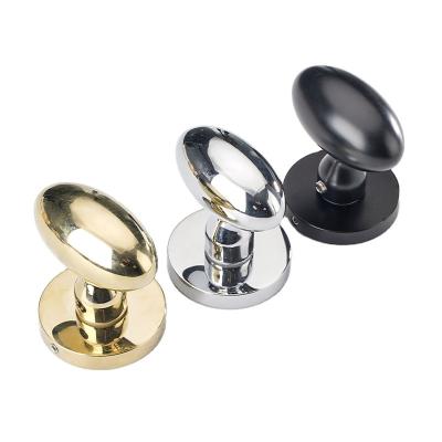 China Modern High Quality Zinc Alloy Oval Door Lock Cylinder Knob Door Knob Lock Key Entry Door Knob Lock Set for sale