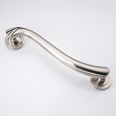 China EUROPEAN Easy To Install Simple Style Zinc Alloy S Shape Big Handle Main Door for sale