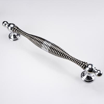 China Modern unique design gunmetal color zinc alloy exterior door handle for sale