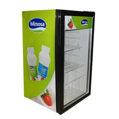 China Single-temperature Display Direct Cooling Chiller For Supermarket for sale