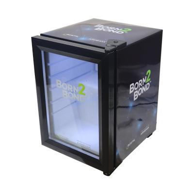 China Mini Small Single-temperature Fridge Table Top Display Cooler With Customized LOGO for sale