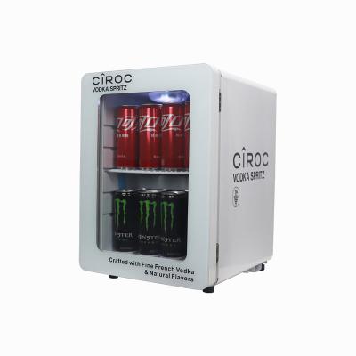 China Wholesale Single-temperature Refrigerator Custom 21 Liter Small Hotel Mini Bar Beverage Fridge for sale