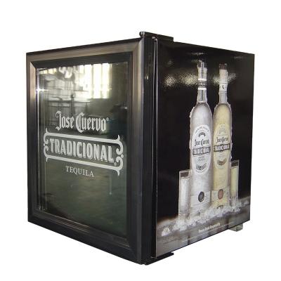 China Single-temperature factory direct mini fridge compact refrigerator for commercial use for sale