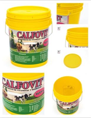 China Sealable And Chemical Resistant 5 Gallon Plastic Buckets For Demanding Applications for sale