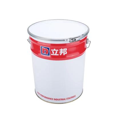 China Tinplate Metal Pails  With Rubber Gasket UN Approved For Dangerous Goods for sale