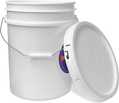 China 5 Gallon Plastic Bucket With Airtight Lids for sale