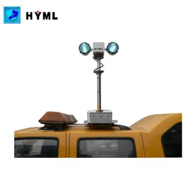 China U frame can be installed for electro mechanical camera mast portable truck light tower with xenon lamp for sale