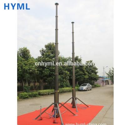 China Aluminum Alloy Telescopic Portable Tripod Camera Mast With Support Poles for sale