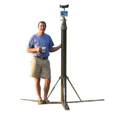 China Aluminum alloy telescopic tripod mast for sports photography for sale