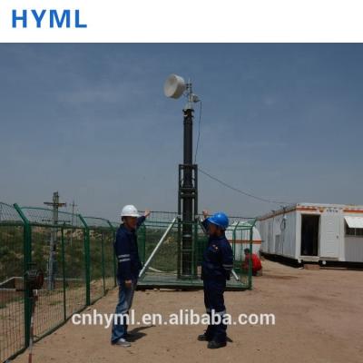 China 6063 Aluminum Alloy Telescopic Antenna Mast Pole For Mobile Communication In The Field for sale