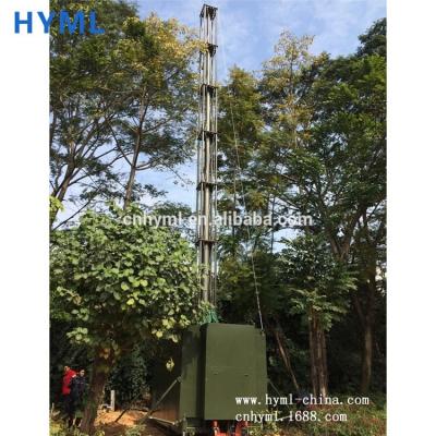 China 6063 Aluminum Alloy Pneumatic Telescopic Mobile Communication Tower And Base Station for sale