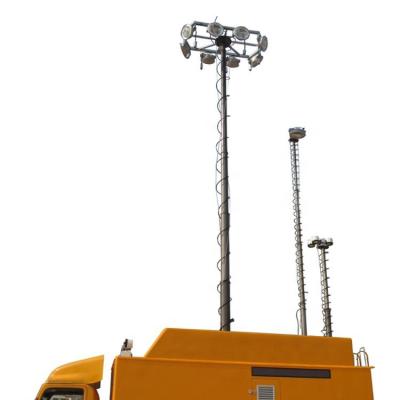 China Aluminum alloy telescopic mast in large emergency lighting vehicle for sale