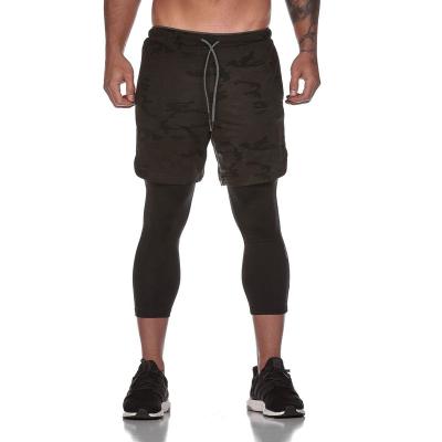 China 2022 new Anti-wrinkle trend sports pants men's quick-drying ninth pants outdoor running fitness pants for sale