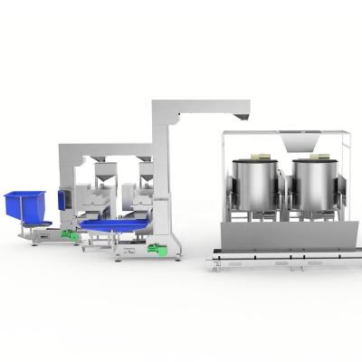 China Industrial Snacks Factory Popcorn Machine Hot Air Popper And Caramelizer Production Line Popcorn Production And Flavoring Line for sale