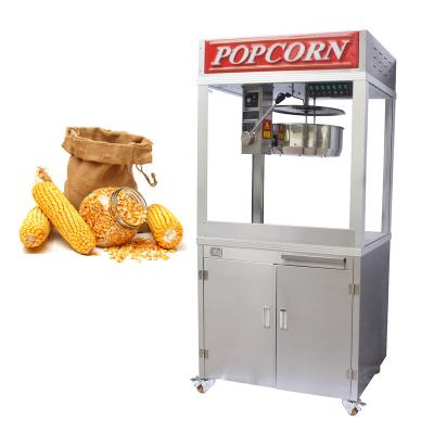 China Snack Factory Hot Selling Commercial Popcorn Popper 48 Ounce Enclosed President 6' Cabinet Hanging Electric Popcorn Machine Popcorn Popper for sale