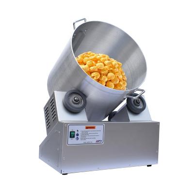 China Snacks Factory Coater Mixer Tumbler for Popcorn Powder Coating Machine for Snacks Gold Medal Tumblers for sale