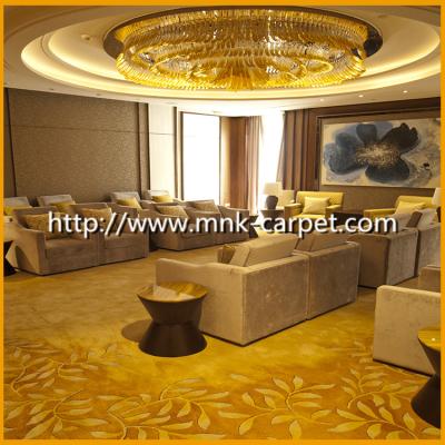 China Banquet 80%wool and 20%nylon carpet washable axminster hotel grade MNK A carpet for sale