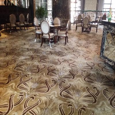 China Washable MNK Printed Nylon Carpet Wall To Wall Cheap Restaurant Carpets for sale