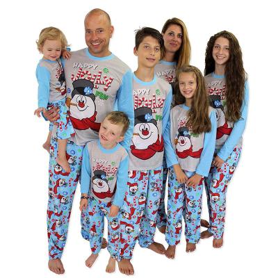 China Christmas Christmas Pijamas For Family Elastic waist long sleeve Matching Family Christmas Pajamas Long Sleeve Loungewear Sleepwear Set for sale