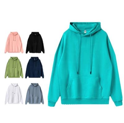 China Anti-wrinkle Heavyweight cotton drop-shoulder double-cap terry sweater spring and autumn men's and women's new hooded sweater men's hoodie for sale