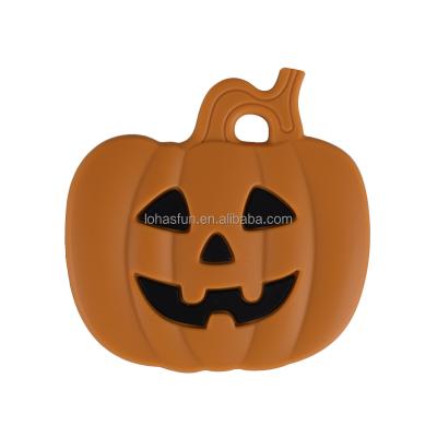 China Wholesale Silicone Chew Latest Teether Manufacturer Halloween Pumpkin Baby Toys for sale