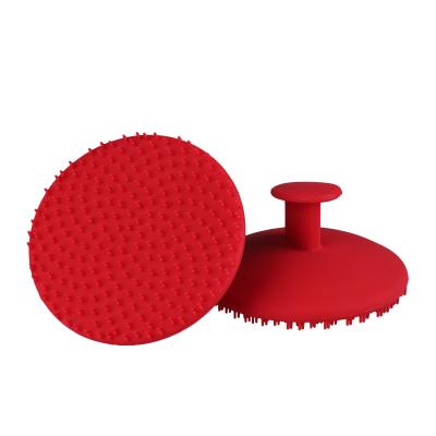 China EXFOLIATE Ultra Soft Baby Silicone Bath Brush Silicone Shower Brush Body Exfoliating Skin Massager Scrubber for sale