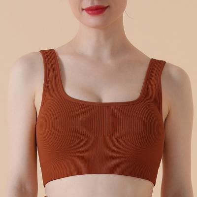 China 2021 Wholesale Breathable Yoga Gym Clothing Quick-drying Women Sports Bra Underwear for sale