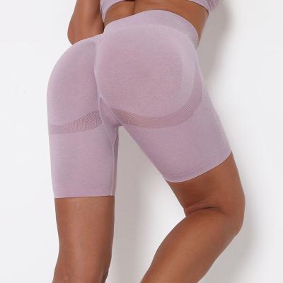 China Shorts Wholesale Tight Hip-lifting Shorts Women's Sports High Waist Hip Yoga Pants for sale