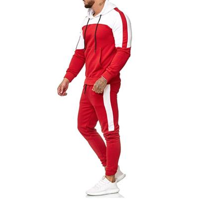 China Logo Casual Striped Hoodies Breathable Custom Made Sport Set High Quality Tracksuit Men for sale