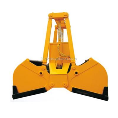 China High Price Orange Peel Wear Resistant Cheap Grab Bucket For Chute Clamshell Steel Bucket For Crane Grab for sale