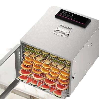 China Drying Fruit/Vegetable Small Scale 280*195mm Food Drying Machine 8 Trays Pet Food Meat Chunk Dryer In China for sale