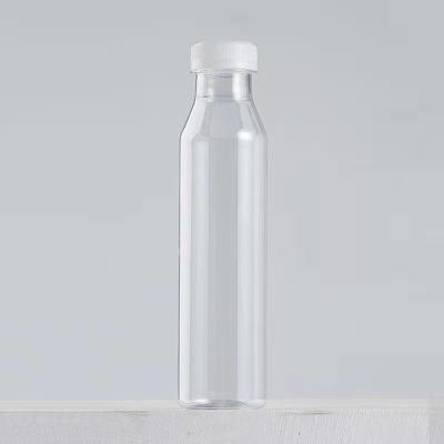 China Beverage Food Grade PET 400ml 14oz Plastic Packaging Bottles For Juice Beverage for sale