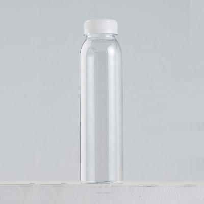 China Plastic Beverage 350ml 12oz PET Yogurt Bubble Tea Beer Juice Beverage Bottle for sale