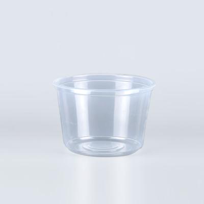 China Black Food Disposable Round Food Containers Microwavable PP/RPP Bowls/Clear Takeaway Plastic Bowl Round Plastic Bowl for sale