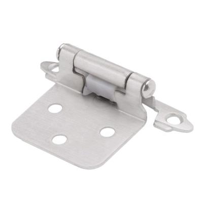 China Cabinet Door America Style Plastic 3d Cabinet Hinge Inserts, Satin Nickel. for sale