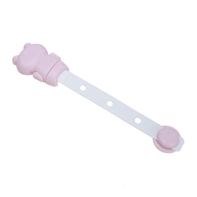 China Child Protection Lock Child Proof Door Handle Lever Lock Baby Safety Ties Locks for sale