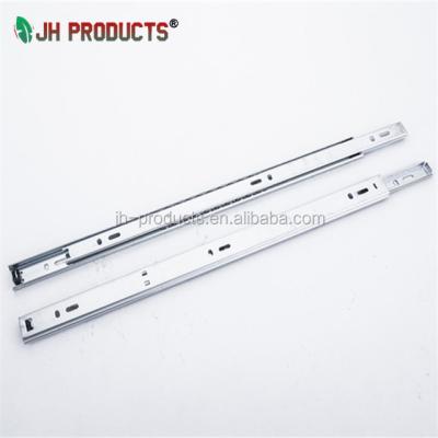 China Smoothly 2 Fold Metal Box Undermount And Telescopic Drawer Slide for sale