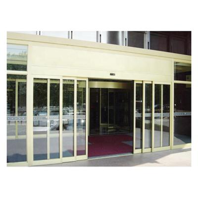 China DEPER Modern Aluminum Profiles Automatic Telescopic Sliding Glass Door Sliding Door for sale