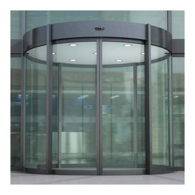 China 2021 Modern Hot Sale Full Circular Automatic Curved Sliding Door For Hotel Entrance Door for sale