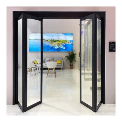 China DEPER Z20 CE certificate modern automatic sliding door folding door for restaurants for sale