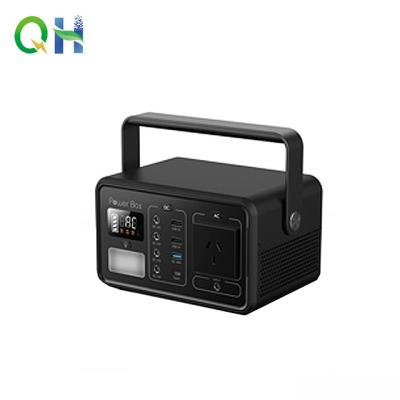 China Outdoor 200W LCD Screen Lithium Energy Portable Power Station Backup Solar Generator for sale