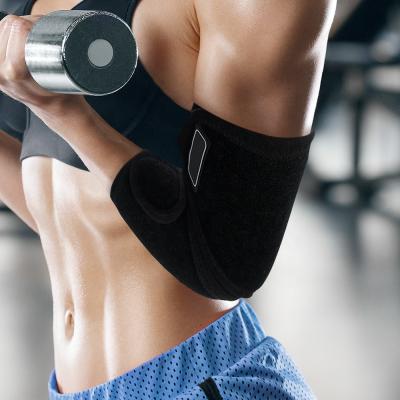 China Breathable Gym Protective Wholesale Sport Tennis Treatment Sleeve Protector Elbow Elastic Elbow Support for sale