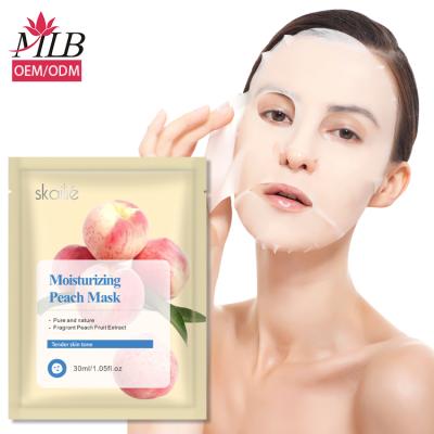 China Hyaluron Silk Soft Facial Hyaluronic Acid Mask Sheet Moisturizer Tissue Mask Facial Skin Silk Protein for sale