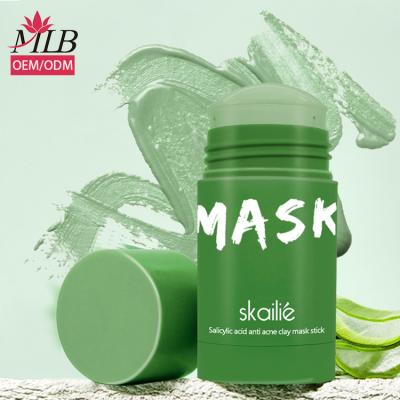 China One Stick Deep Clean Green Pore Face Mask Pore Remover Clay Mask Cleaner Stick For Blackhead Women And Men for sale