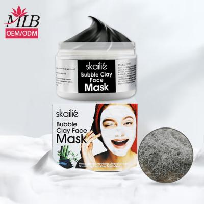 China Pore ​​Remover Guangzhou Skin Care Supplier Face Mask Mud Design Spa Face Mask Oxygen Bubble Clay Mask for sale