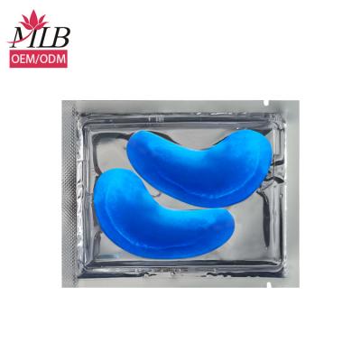 China Anti-puffiness Guangzhou skin care supplier blue eye patch tral blue eye mask for sale