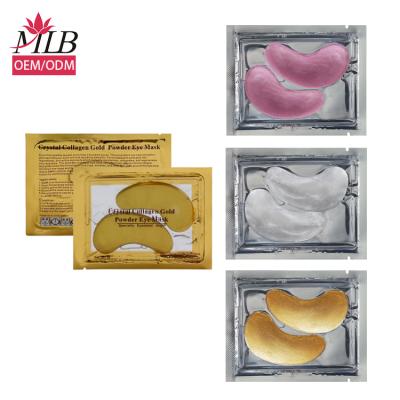 China Dark Anti-Puffiness 24k Gold Gel Collagen Lip Circle Sleeping Mask and Eye Pads for Skin Care for sale