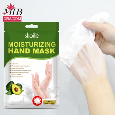 China Moisturizer private label skin care foot mask&hand hydration mask moisturizing hand mask nail hand care glove for sale